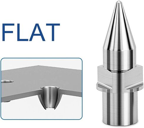 Thermal Friction Hot Melt Short Drill Bit Solid Carbide Hole Making Tool M3 M4 M5 M6 M8 M10 Metal Drilling Tool 1PCS (Color : Flat Form, Size : M6(D5.3)) in Saudi Arabia
