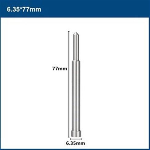 Drill Bit Annular Pin 6.35mm 8mm Shank Long Pin Steel Plate Drill Tool 1Pcs (Color : 6.35x77mm) in Saudi Arabia