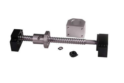 Ballscrew SFU1605 250mm 300 350 500 600 1000 1200 1500 1550mm ball ball RM 1605 End Machined & BK/BF12 & Ballnut Housing CNC (400mm) in Saudi Arabia