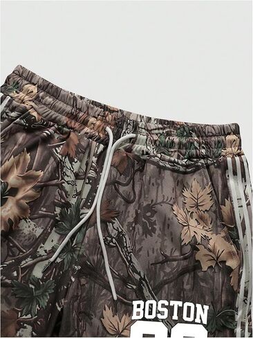 Soly Hux Men Men Pants الرباط الخصر مستقيم الساق الشارع الشارع السفجر مع الجيب in Kuwait