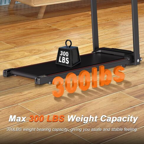 Walking Treadmills for Home with Handle Bar, Foldable Folding Treadmill with APP, 2.5HP Walking Pad Lightweight Portable Treadmill for Small Space 300LBS Capacity in Saudi Arabia