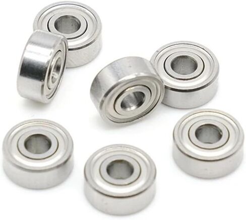 R144ZZ R144Z محامل كرات الأخدود العميقة 3.175 × 6.35 × 2.779 مم 1/8 "× 1/4" × 7/64 "5pcs in Saudi Arabia