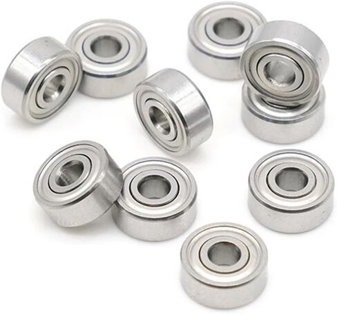 R144ZZ R144Z محامل كرات الأخدود العميقة 3.175 × 6.35 × 2.779 مم 1/8 "× 1/4" × 7/64 "5pcs in Saudi Arabia