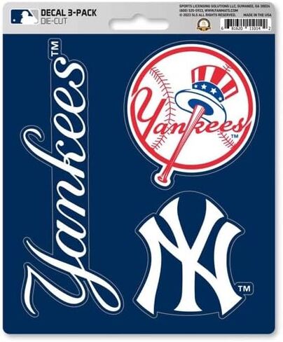 FANMATS 39337 New York Yankees Decal 3-pk in Saudi Arabia