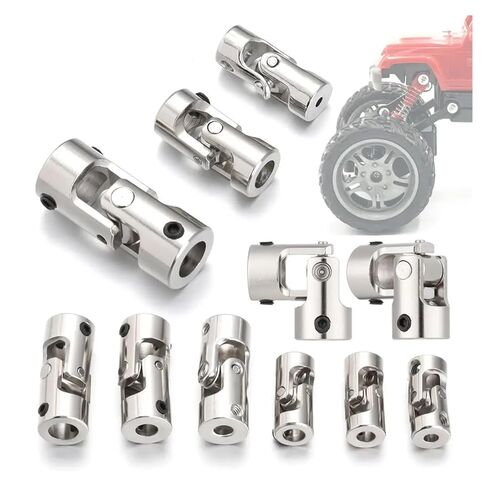 1PC Ship Model Accessories Universal Joint Gimbal Couplings Shaft Rc Boat Parts Car Cardan Joint Motor Connector(6mm to 6mm) in Kuwait
