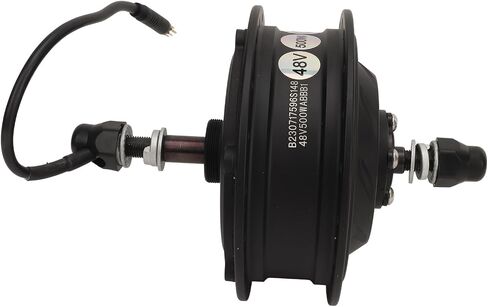 Sonew [كفاءة مزدوجة Entercirce Gear Gear محرك 48V 500W محرك خلفي بدون فرش | سبيكة الألومنيوم لقطع غيار الدراجات in Saudi Arabia