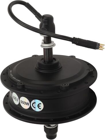 Sonew [كفاءة مزدوجة Entercirce Gear Gear محرك 48V 500W محرك خلفي بدون فرش | سبيكة الألومنيوم لقطع غيار الدراجات in Saudi Arabia