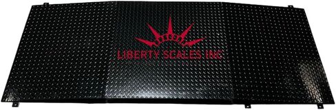 Liberty LS-800-2x2 NTEP INDUSTIAL FLOOR مع منحدر ، شحن المستودعات ، وشملت مؤشر الصلب المعتدل | 24 "× 24" | سعة 1000 رطل × 0.2 رطل in Kuwait