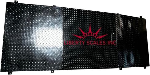 Liberty LS-800-2x2 NTEP INDUSTIAL FLOOR مع منحدر ، شحن المستودعات ، وشملت مؤشر الصلب المعتدل | 24 "× 24" | سعة 1000 رطل × 0.2 رطل in Kuwait