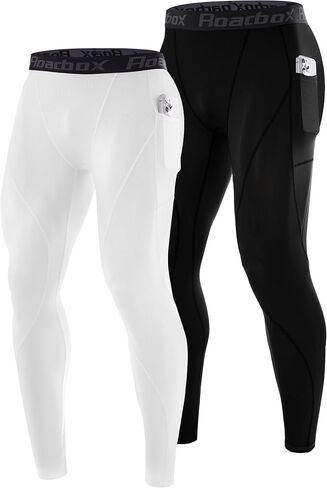 Roadbox 2 Pack Pack Men Pronts ، و Quick Dry Grid Sidts مع جيوب ، وطبقة قاعدة رياضية للتمرين الرياضي in Kuwait