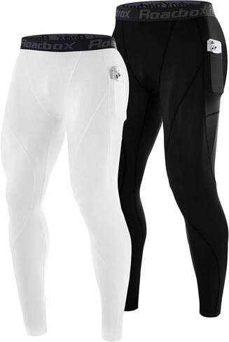 Roadbox 2 Pack Pack Men Pronts ، و Quick Dry Grid Sidts مع جيوب ، وطبقة قاعدة رياضية للتمرين الرياضي in Kuwait