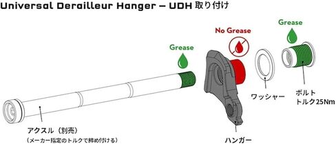 Wolf Tooth Universal Derailleur Hanger - UDH in Saudi Arabia