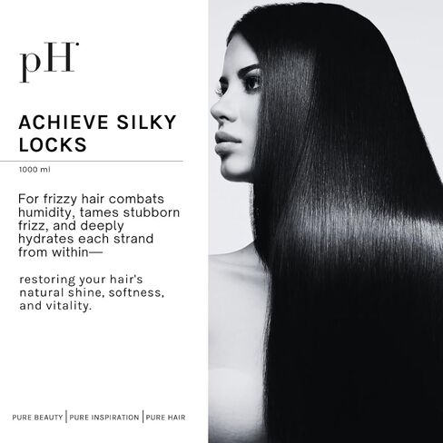 pH PURE HAIR Smooth Perfect Anti-Frizz Conditioner | Enriched with Monoi Oil & Magnolia Extract | Intense Hydration & Shine | Sulfate-Free, Safe for Color-Treated Hair | 33.8 Oz in Saudi Arabia