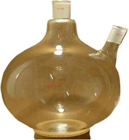5000 ml, 24/40, 2 neck, round bottom glass bottle, 5 l, twin neck, laboratory chemistry bottle in Saudi Arabia