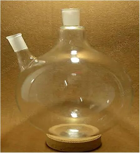 5000 ml, 24/40, 2 neck, round bottom glass bottle, 5 l, twin neck, laboratory chemistry bottle in Saudi Arabia