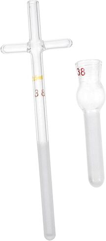 AmoSfun Glass Tissue متجانسة 0.5 مل من الأواني الزجاجية العلمية المختبر لثقافة الخلية وطحن الأنسجة الزجاجية البورسليكات القوية مع تصميم مقبض متقاطع in Saudi Arabia