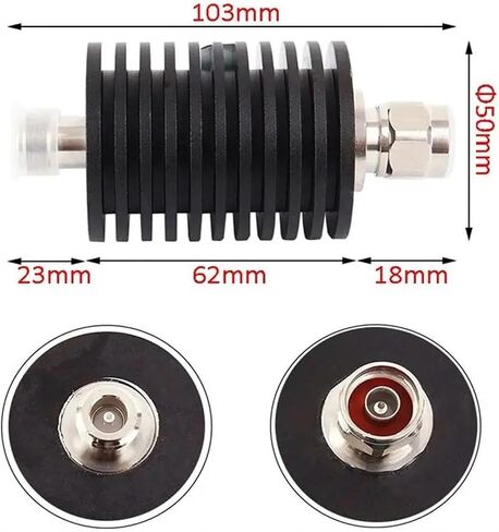 50W N Male to Female RF Attenuator 1dB-50dB, 50 Ohm DC-4GHz Blessing(15db,3G) in Saudi Arabia