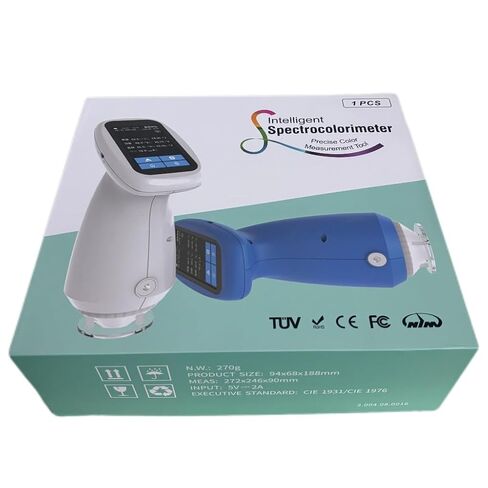 Spectrocolorimeter Color Difference Test Tool Spectrum Analyzer with Wavelength Range 400nm to 700nm Φ8mm Single Aperture for Painting Textile Ceremics,Etc in Kuwait