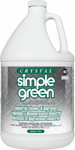 Green Simple 19128 Crystal Industrial Cleaner/Degreaser ، 1Gal (حالة 6) in Saudi Arabia