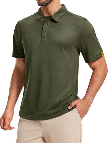 Magcomsen Men's Polo قمصان قصيرة الأكمام الرياضية القمصان الجولف غير الرسمية الجافة رطوبة القميص in Saudi Arabia