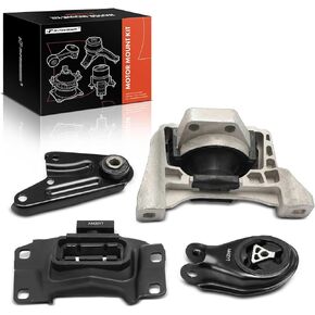 حامل محرك المحرك A-Premium وحامل ناقل الحركة ومجموعة تثبيت دعامة عزم الدوران متوافقة مع Mazda 3 2010-2013، 5 2012-2015، 3 Sport 2012-2013، 2.5 لتر، ناقل يدوي، مجموعة 4 قطع، استبدال # BP4S39010D