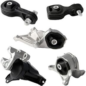StanceMagic - 5pcs Motor Mounts Set Compatible with 2015-2017 Honda CR-V CRV with 2.4L Automatic Transmission - Engine Mount Kit