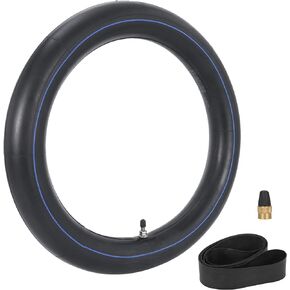 RUTU 70/100-17 2.50/2.75-17 Dirt Bike Inner Tube,Heavy Duty 2 mm Reinforced Thickness Dirtbike Tubes 17 Inch with Rim Strip Copper Dust Caps for Motocross Enduro Use