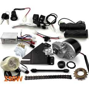24V36V250W Electric DC Motor Brushes Motor for Electric Bike Conversion Kit Electric Bicycle Scooter Motor