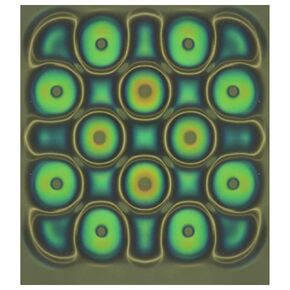 Magnetic Field Viewing Film 4"x4", Magnetic Flux Display, Magnet Pattern Detector, Scientific Project Teaching, Reusable and Automatic Recovery - Olive