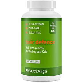 Hair Defence Biotin Complex | 90 Capsules - High Strength Biotin Hair Vitamins for Hair Loss | Hair Growth Biotin Supplements - 2500mcg Biotin per Capsule | Vitamin A, Folic Acid & Calcium