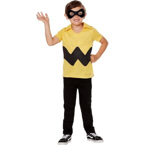Spirit Halloween Peanuts Toddler Charlie Brown Costume Kit | Officially Licensed | Charlie Brown Outfit