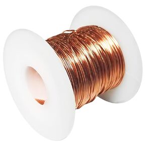 99.9% Soft Copper Wire - 18 Gauge 1mm - 200 Feet, Pure Bare Copper Wire Craft Wire for Jewelry Making, Gardening, Electroculture, Beading, Ground Wire & DIY