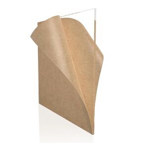 Acrylic Sheet Clear Cast Plexiglass 24 x 12 inches Square Panel 1/8" Thick (3mm) Clear Plastic Plexi Perspex Plate Panel with Protective Paper for Signs, DIY Display Projects, Craft