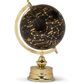 Abbott Collection 57-LATITUDE-26 Decorative Constellation Globe, Black/Gold, 12" H in Kuwait