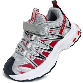 JMFCHI Kids Sneakers Boys Girls Tennis Running Shoes Outdoor Hiking Sneaker for Boys Athletic Breathable