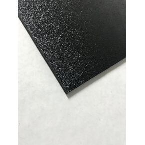 لوح بلاستيكي أسود ABS 1/4 بوصة × 12 بوصة × 12 بوصة تشكيل فراغ من جانب واحد