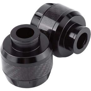 for front fork sliders for scooter 1 Pair of Carbon Fiber Motorcycle Front Fork Frame Sliders Crash Protection motorcycle fork sliders indian ftr front fork slider frame sliders motorcycle frame slid