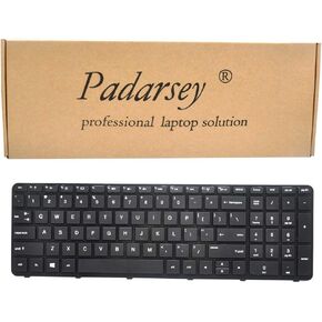 Padarsey Keyboard with Frame Compatible for HP Pavilion 15E 15N 15T 15-N 15-E 15-E000 15-N000 15-N100 15T-E000 15T-N100 15-e087sr 708168-001 710248-001 719853-001 749658-001 Series Black US Layout
