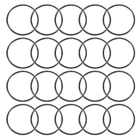 uxcell Nitrile Rubber O-Rings 40mm OD 36mm ID 2mm Width, Metric Nitrile Rubber Sealing Gasket, Pack of 20