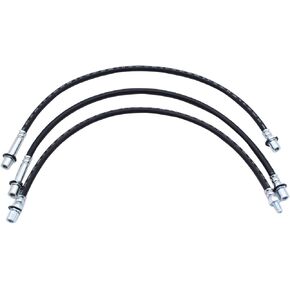 3 PCS/SET SHLPDFM Extended Brake Line Hose Kit ZPN-33532 Compatible with Toyota Hilux LN106 LN46 LN60 LN65 RN105 YN65 YN67