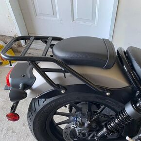 Motorcycle Rear Black Luggage Rack Support Shelf Stock Solo Seat Cargo Carrier Fit for H-onda CMX Rebel 300 500 2017 2018 2019 2020 2021 2022 Luggage Carrier Rear Fender Fairing