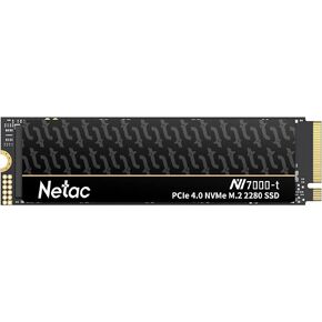 Netac 1TB PCIe Gen4x4 M.2 SSD Up to 7,300 MB/s NVMe Internal SSD with Aluminum Heatspreader High-Performance Storage for Desktop and Laptop PCs Works with PS5, NV7000-t