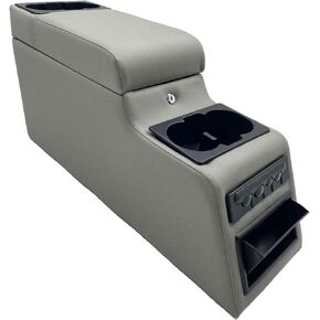 31515 Deluxe Locking Center Console Compatible for Jeep CJ-5 1976-1983, CJ-7 1976-1986, Wrangler YJ 1987-1995 (Black)