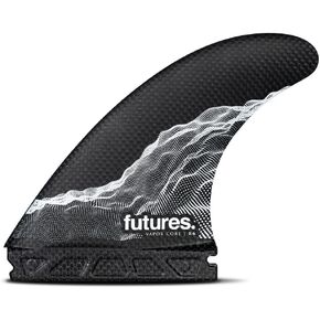 Future Fins F4 Vapor Core Thruster Fins Carbon-White Small