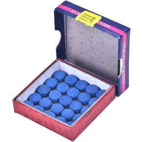50pcs Billiards Cue Tip Glue On Snooker Pool Cue Tips 10mm Cue Tip Replacement