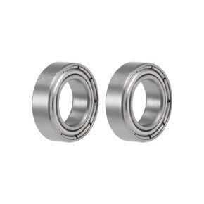 uxcell SMR52ZZ Deep Groove Ball Bearings 2mm Bore 5mm OD 2.5mm Width Double Shielded Stainless Steel 2pcs