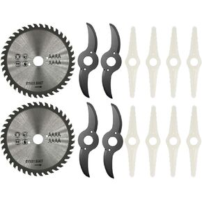 WeG21A, WeG21B Dedicated Blade Combination, 10 x Nylon Knives, 4 x Metal Blades, 2 x Metal Saw Blades
