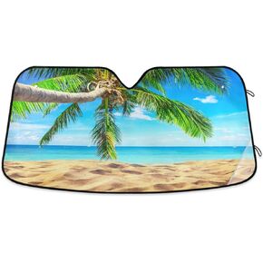 Car Windshield Cartoon Eyes Sun Shade for Front Windshield Sunshades Sun Visor Protector Blocks UV Rays Foldable Keep Your Vehicle Cool