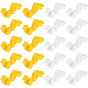 5 Pair Tailgate Handle Door Lock Rod Clips, 5 mm Rod Size Tailgate Handle Rod Clip Replacement, Replace OEM Number: 69293-12030 69293-12040, Compatible with MR2, RAV4, More Vehicles