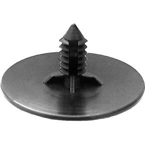 25 Hood Insulation Retainers Black Nylon Compatible with GM 20064875